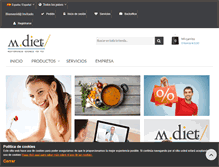 Tablet Screenshot of mdietline.com